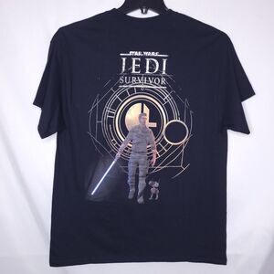Star Wars Jedi Survivor T Shirt Mens Large Black
